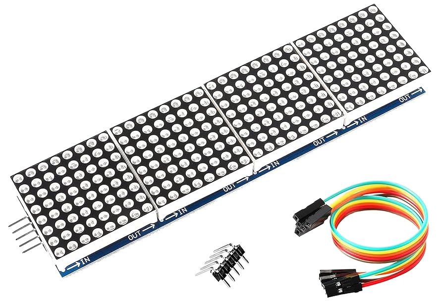 Amazon.com: DIYables Dot Matrix Display FC16 4-in-1 32x8 LED