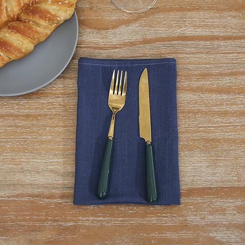 Miniatura 3 de Juego de 6 servilletas de lino de algodón lavable natural, rústico, suave, cómodo y reutilizable, para celebración de bodas y decoración de fiestas