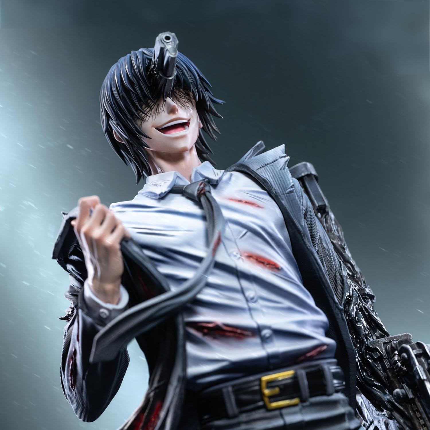 早川アキ 銃の悪魔フィギュア ガレージキットシーンの台座 Ver.1/6