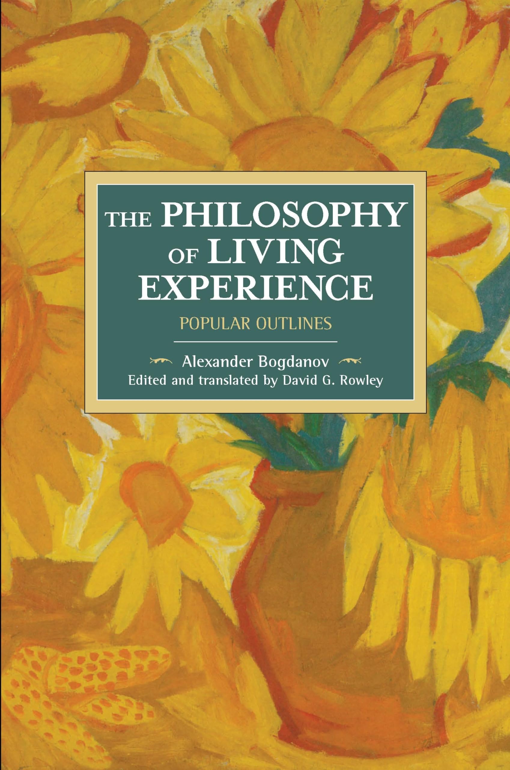 Buy The Philosophy of Living Experience: Popular Outlines — BookShops.in