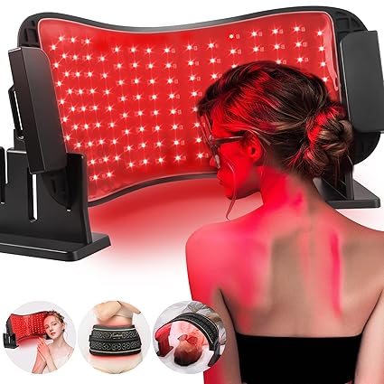 Multifunction Red Light Therapy for Body and Face, 850nm Near-Infrared Light Therapy LED Mask Facial Body Beauty Equipment for Skin Care at Home