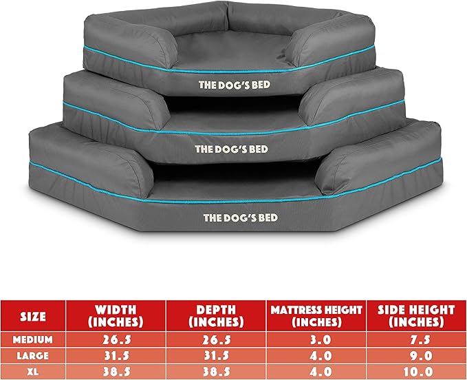 Cama Ortopédica para Perro Tipo Esquina Mediana con Espuma Viscoelástica miniatura 3