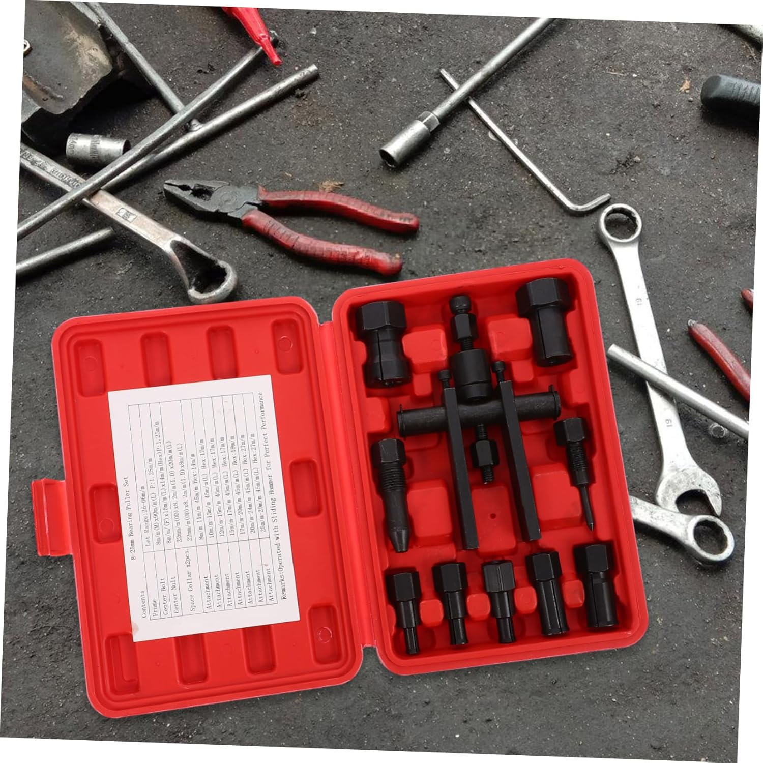 10pcs Motorcycle Bearing Removal Tool Two-jaw Puller Disassembly Tool for Efficient Repairs and Maintenance