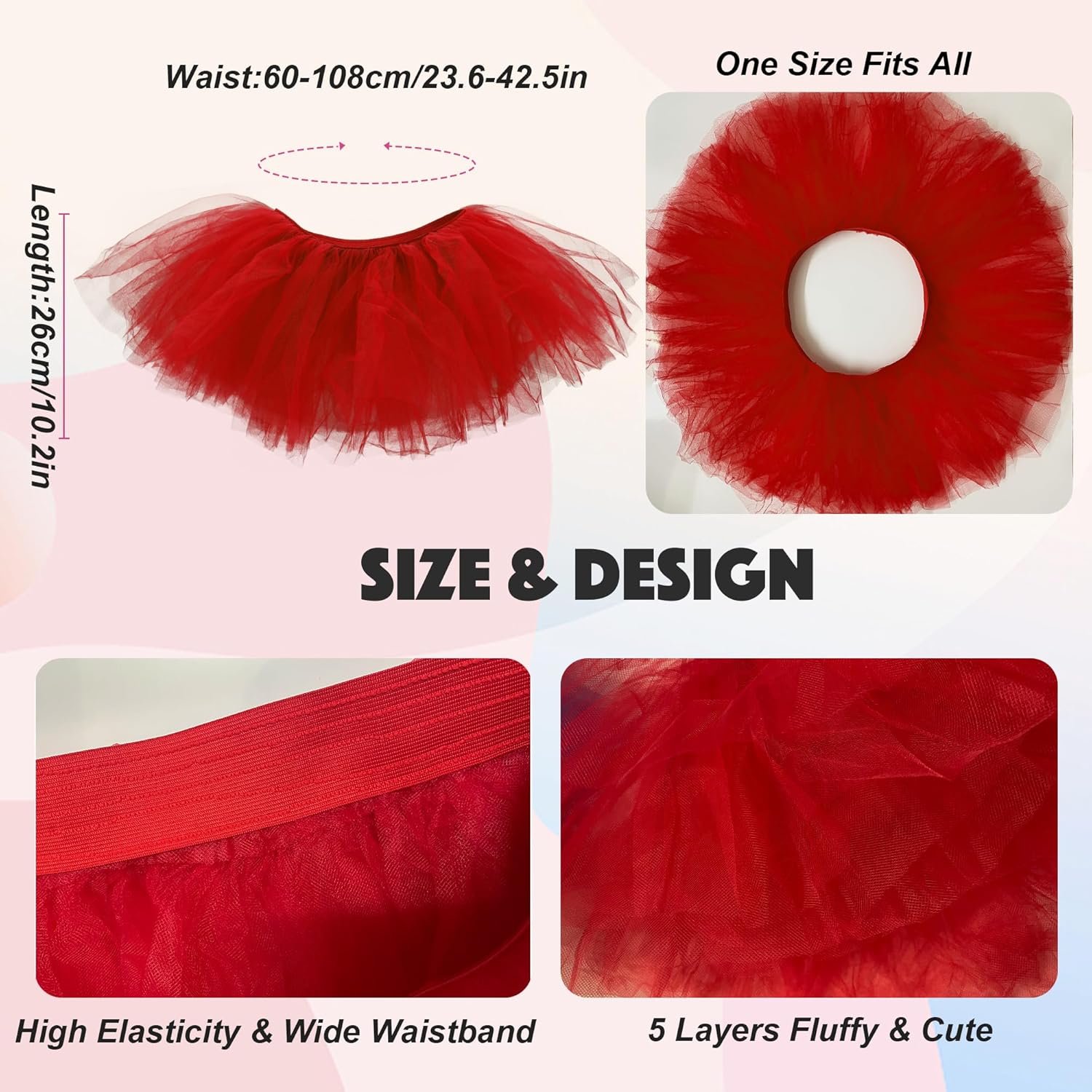 Pack Women Teens Adult Tutu Skirt, Layers Puffy Lebanon Ubuy