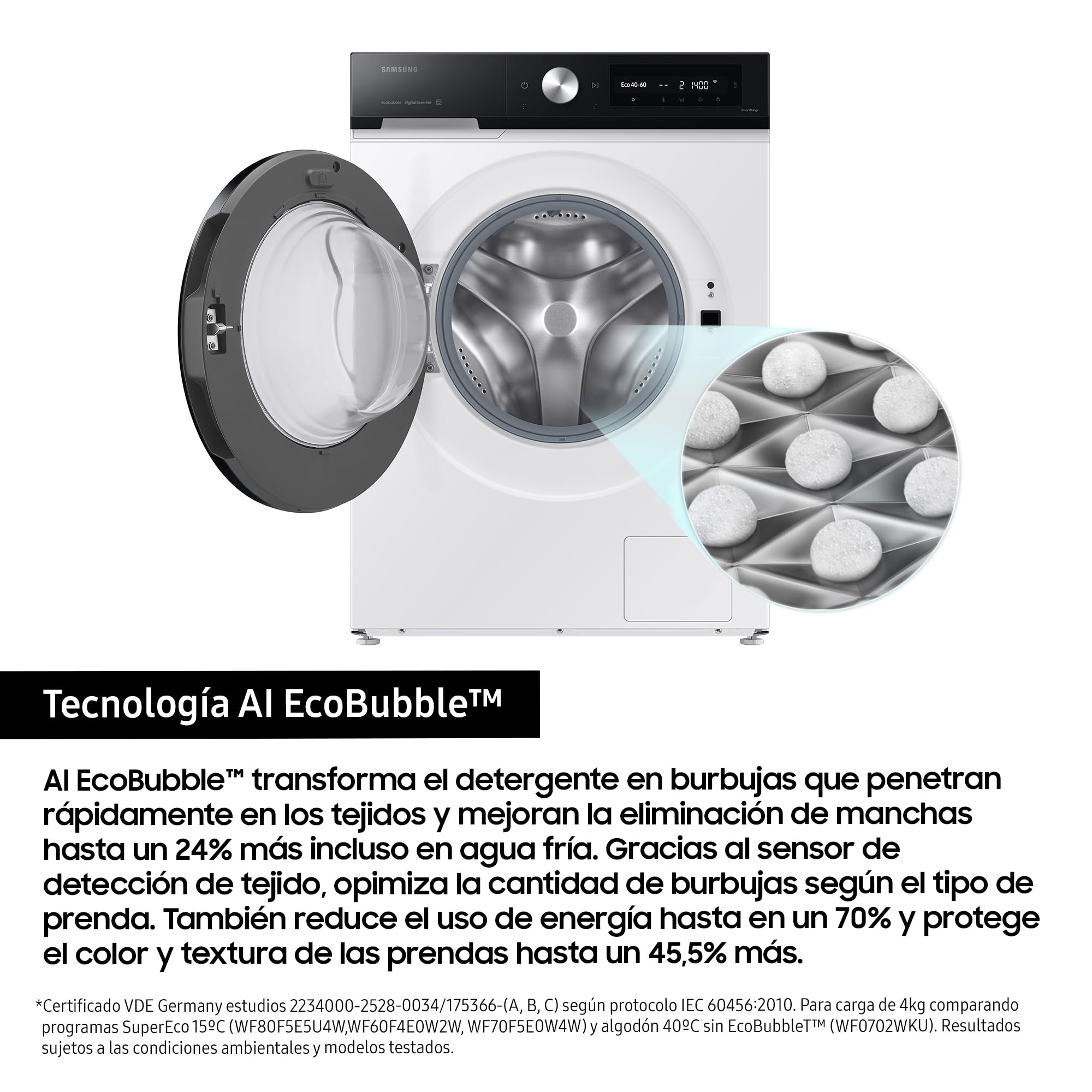 Lave linge hublot Samsung WW90DB7U94GE