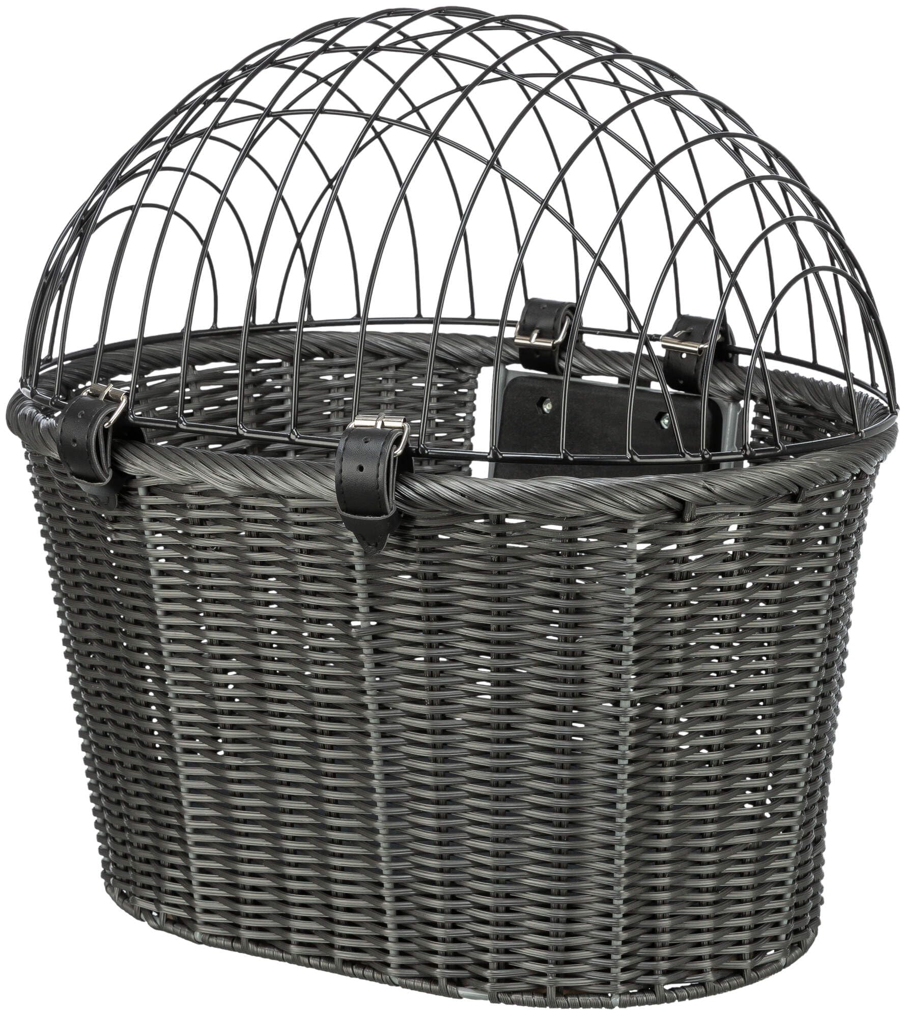 Trixie Cestino anteriore per bicicletta, 44 x 34 x 41 cm, Antracite, 2,04 kg