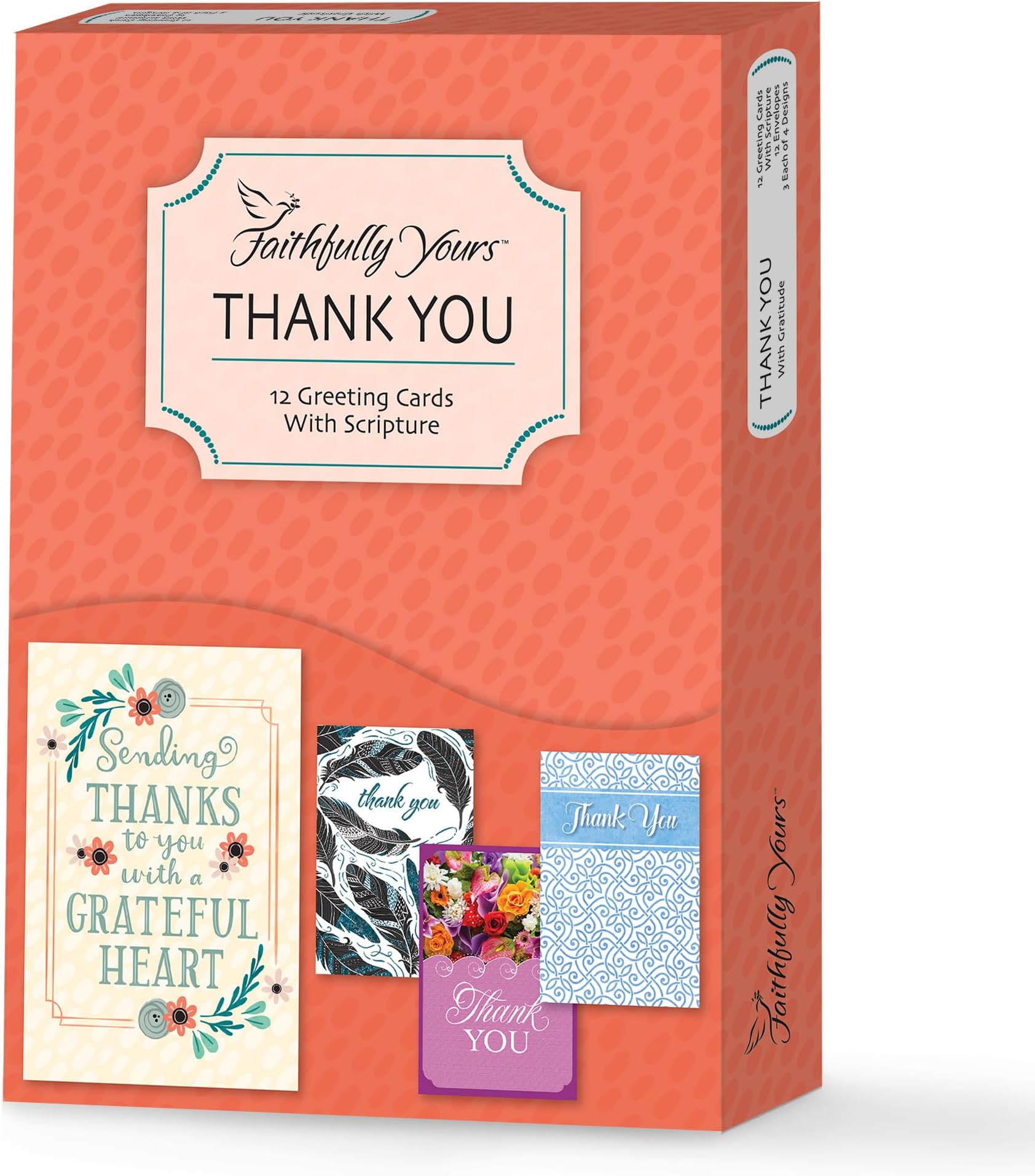 Amazon.com : Hallmark Religious Blank Cards, Gold Cross (20 Cards with ...