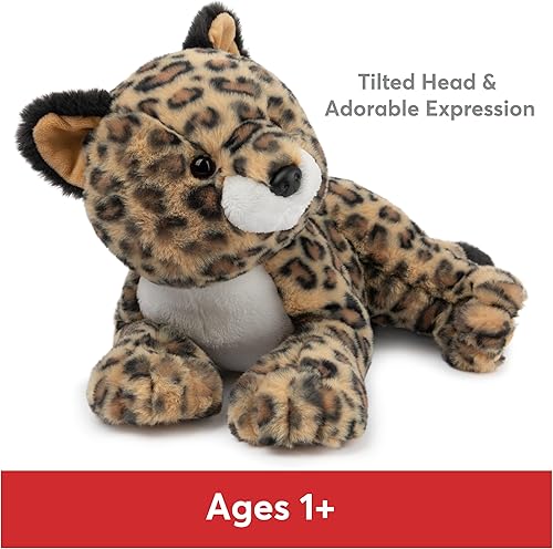 Miniatura 3 de GUND Banks Peluche de Leopardo, Animal de Peluche Premium para Edades de 1 Año en Adelante, MarrónBlanco, 12"