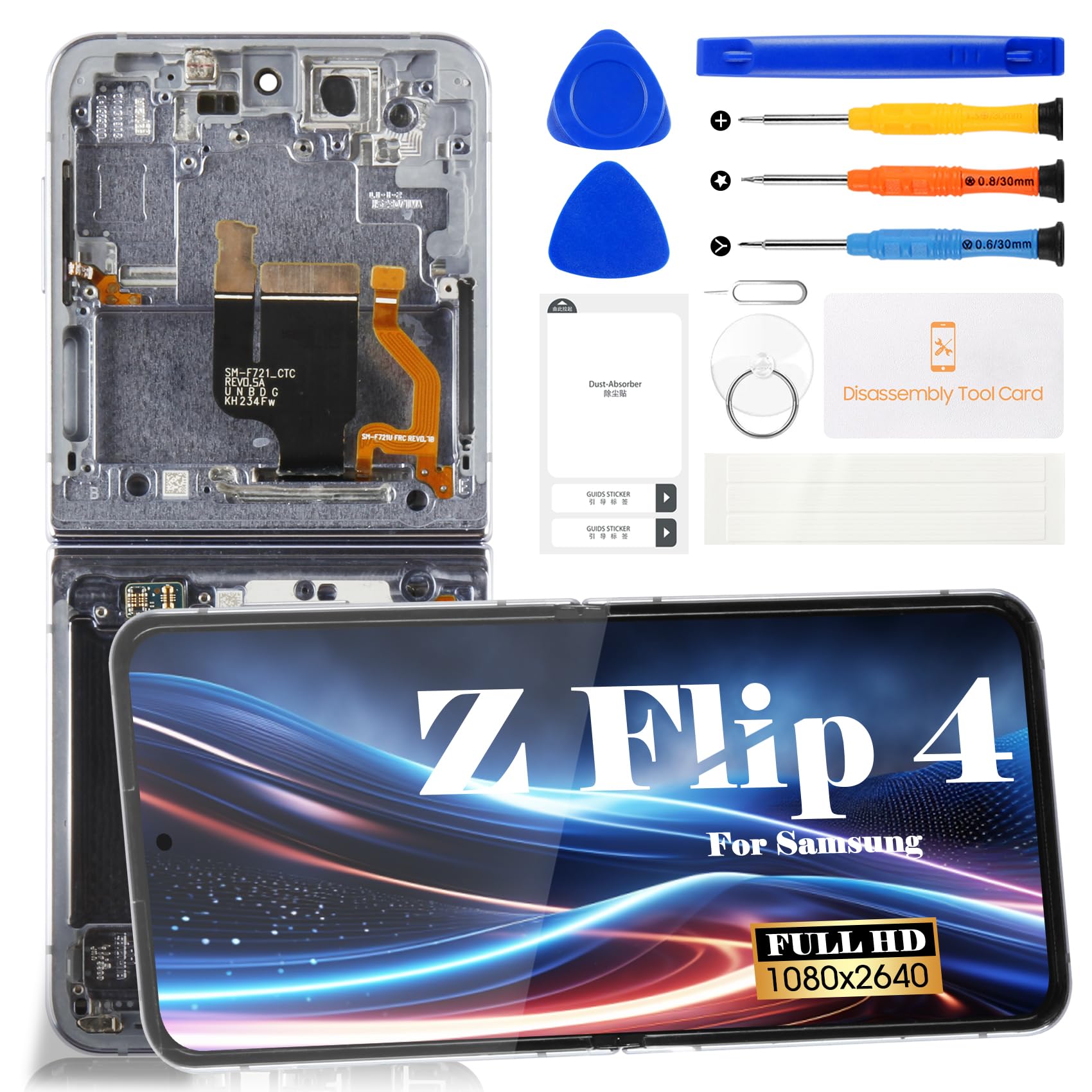 Amazon.com: Original for Samsung Galaxy Z Flip 4 Inner Foldable