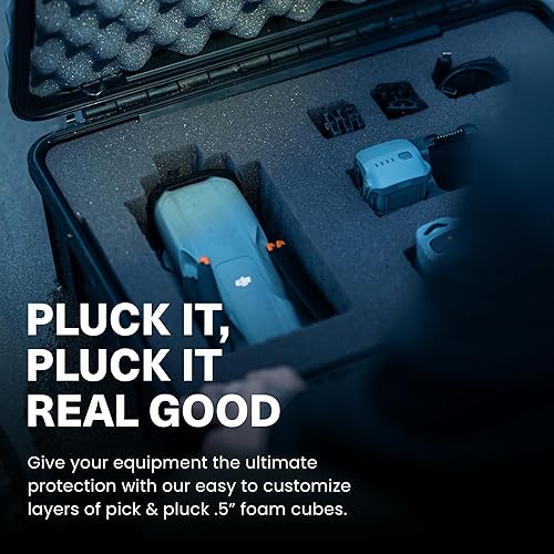 Miniatura 5 de Condition 1 Funda rígida protectora impermeable mediana de 18 pulgadas con espuma, color verde, 18 x 14 x 7 pulgadas, resistente al agua #801,