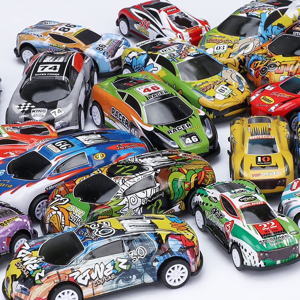 Buy 12 Pack Pull Back Toy Cars, Mini DieCast Race Cars Vehicles Bulk