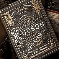 Vista 3 de Juego de cartas Hudson (negro) edición limitada Poker Magic coleccionable Medallion Deck por Theory 11