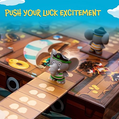 Miniatura 2 de Stomp The Plank - Juego de cerebro pirata suspenso  Actividad atractiva para niños y adultos  Opción de regalo ideal  Diversión familiar garantizada