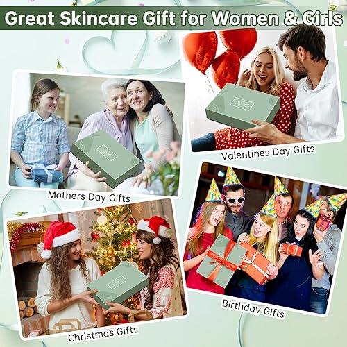 Miniatura 7 de Set de cuidado de la piel de aguacate, kits de regalo para el cuidado de la piel hidratante, kit facial antienvejecimiento para mujeres con