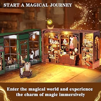 Amazon | DIYミニチュアドールハウスキット、ミニハウスビルディング