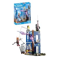 PLAYMOBIL | Heroes | Duello alla Torre degli Eroi | Set da gioco ricco di azione per