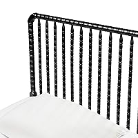 Vista 9 de DaVinci Jenny Lind - Cama individual con postes de husillo de madera en listones de soporte de colchón de ébano incluidos