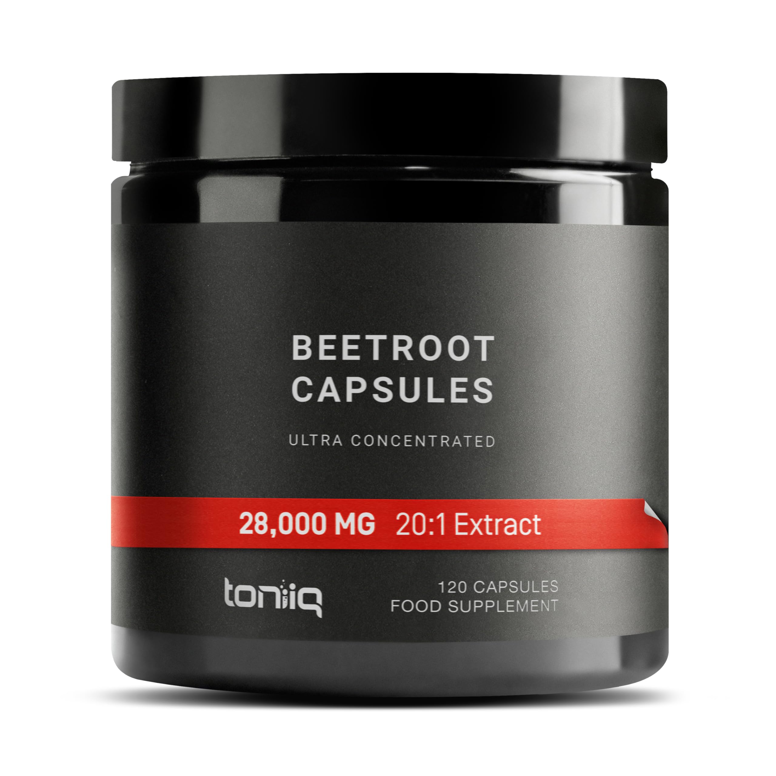 28,000mg 20x Concentrated Extract Beetroot Capsules - Natural Nitric Oxide Booster - Highly Concentrated and Bioavailable - Third-Party Tested Beets Supplements - 120 Veggie Capsules - 60 Servings TQ28,000mg 20x Concentrated Extract Beetroot Capsules…