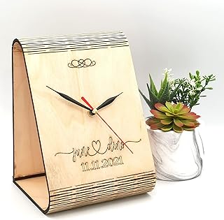 Wooden Wall Clock - Modern Wall Clock - Minimalist Clock - Silent Clock - Home Décor - Housewarming Gift - Wedding Gift - Valentine Gift