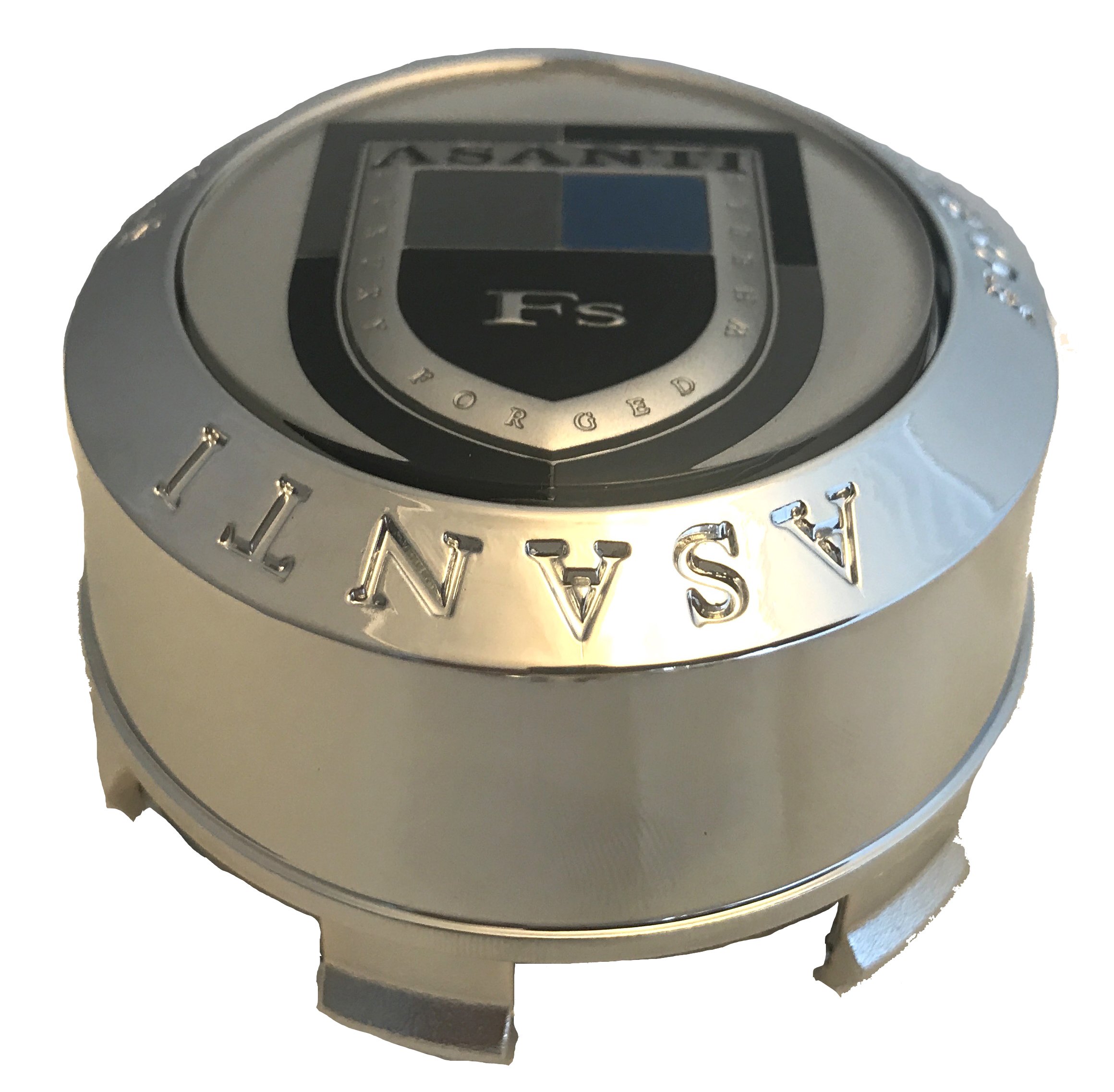 ASANTI Chrome Wheel Center Cap Chrome (Set of 4) # C100-T, PV CAP