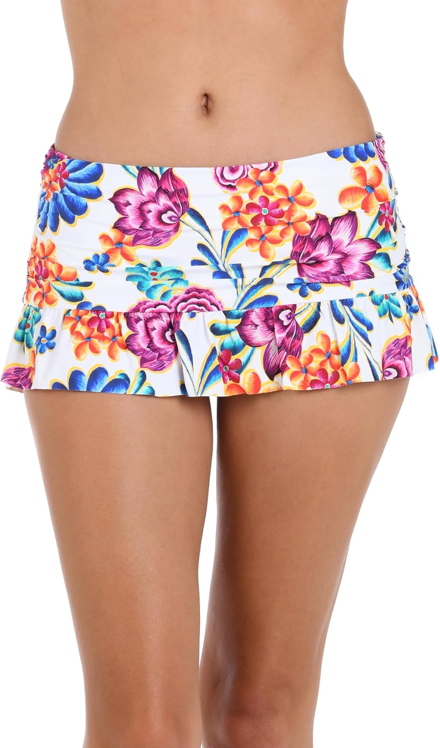La Blanca Womens Skirted Hipster Bikini Swimsuit Bottom