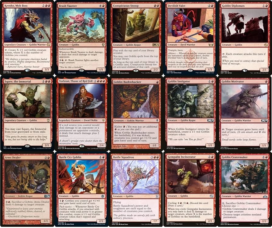 Amazon.co.jp: ゴブリン EDH デッキ カスタムビルド エリート