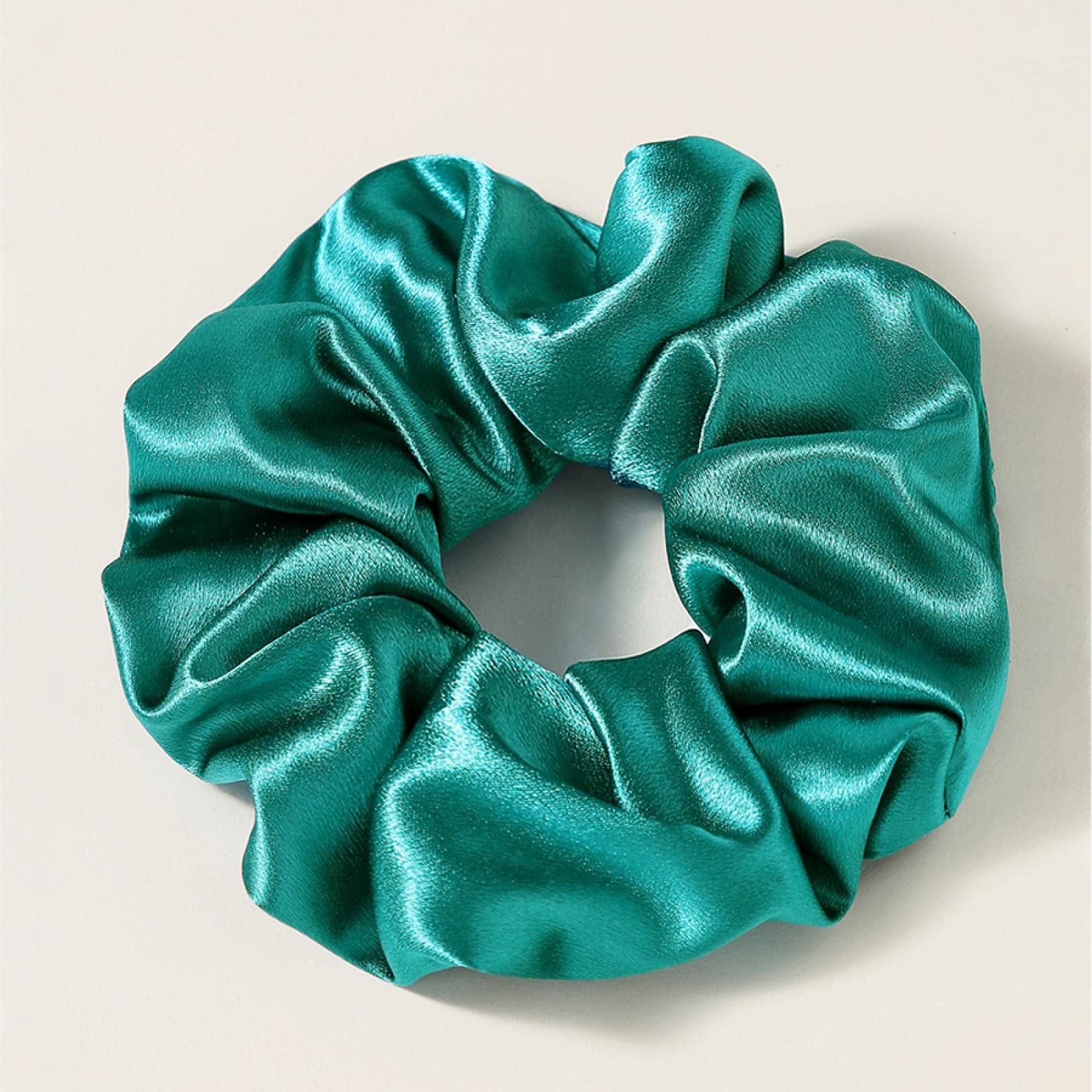 Akcesoria do włosów dziewczęce Super szerokie gładkie gumki w jednolitym kolorze gumki duże satynowe Scrunchie akcesoria do włosów dla kobiet (style1)