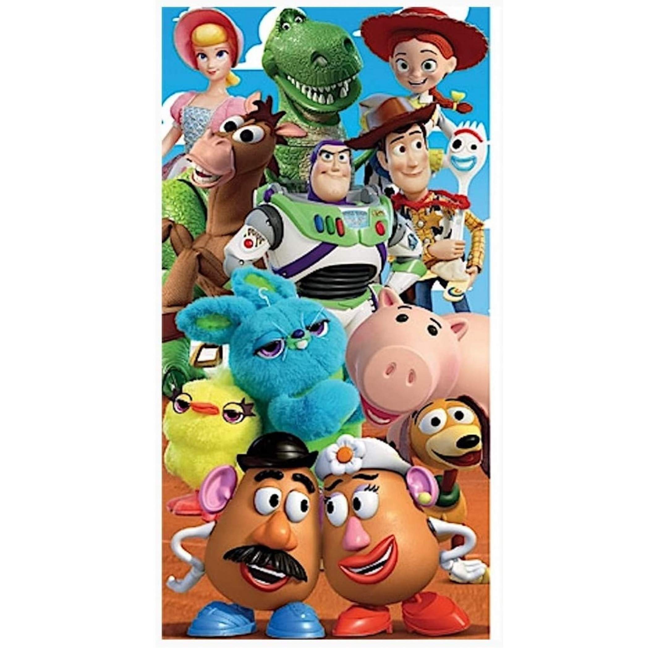 Amazon.com: Disney Toy Story Group Beach Towel 28 x 58 inch