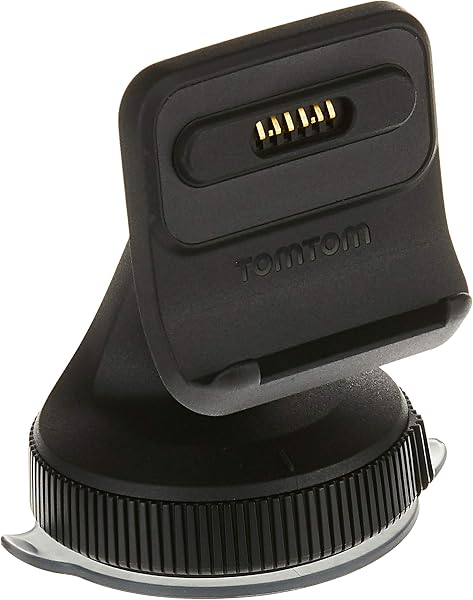 TomTom - Chargeur et support de fixation magnétique alimenté, adaptés aux GPS TomTom GO et GO Professional 5 et 6 pouces - 1
