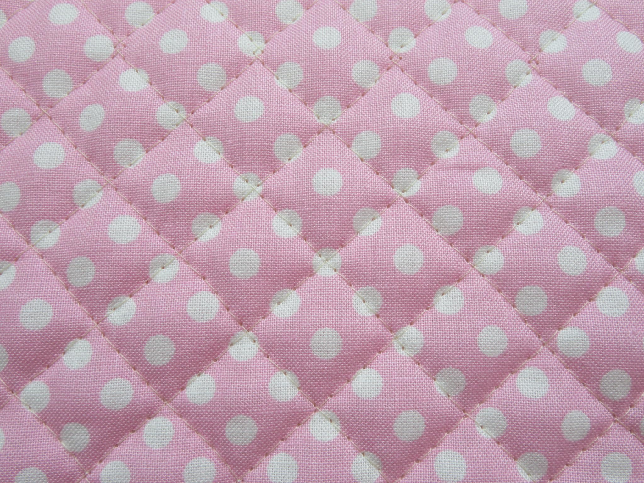 Amazon | キルティング 1m単位切り売り Q-123 水玉柄 キルト ピンク