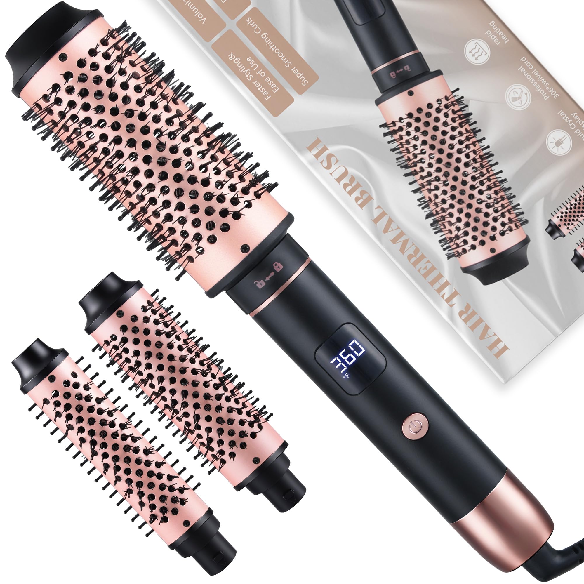 NONK 3-in-1 Curling Iron Set