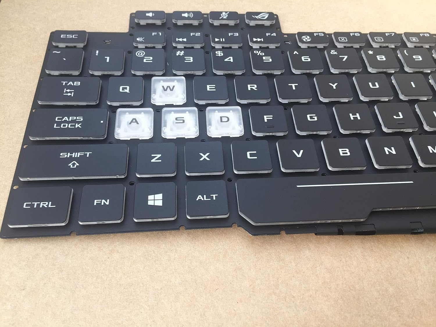 Original New for ASUS ROG Strix Scar II GL704 GL704GM-DH74 GL704GV-DS74 GL704GW RGB Keyboard US Backlit