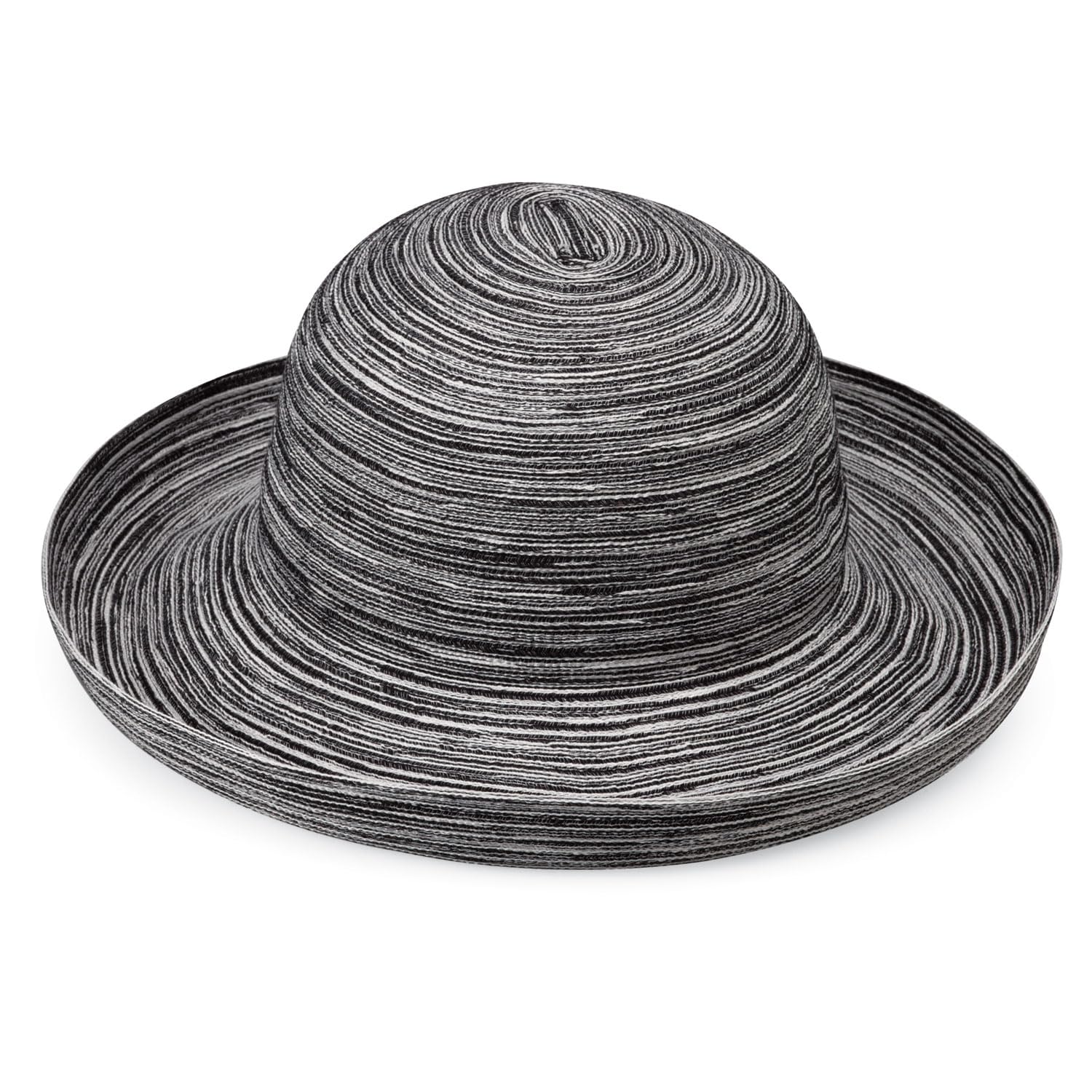 Wallaroo Women’s Sydney Sun Hat (Black/White) - UPF 30+ Sun Protection, Wide Brim, Packable & Adjustable, Lightweight, Soft, Comfortable, Breathable, Perfect for Travel, Beach, Outdoor, Everyday Wear