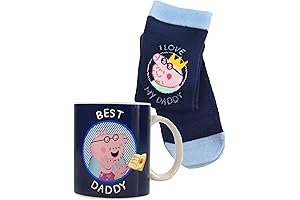 Vanilla Underground Peppa Pig Best Daddy Mug & Dad Socks Set