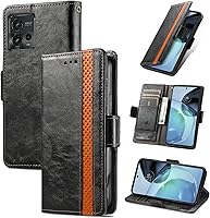 Vista 131 de Funda para Honor X7, Funda para Honor Play 30+ Plus Funda de piel sintética con ranuras para tarjetas Funda con soporte abatible Rojo