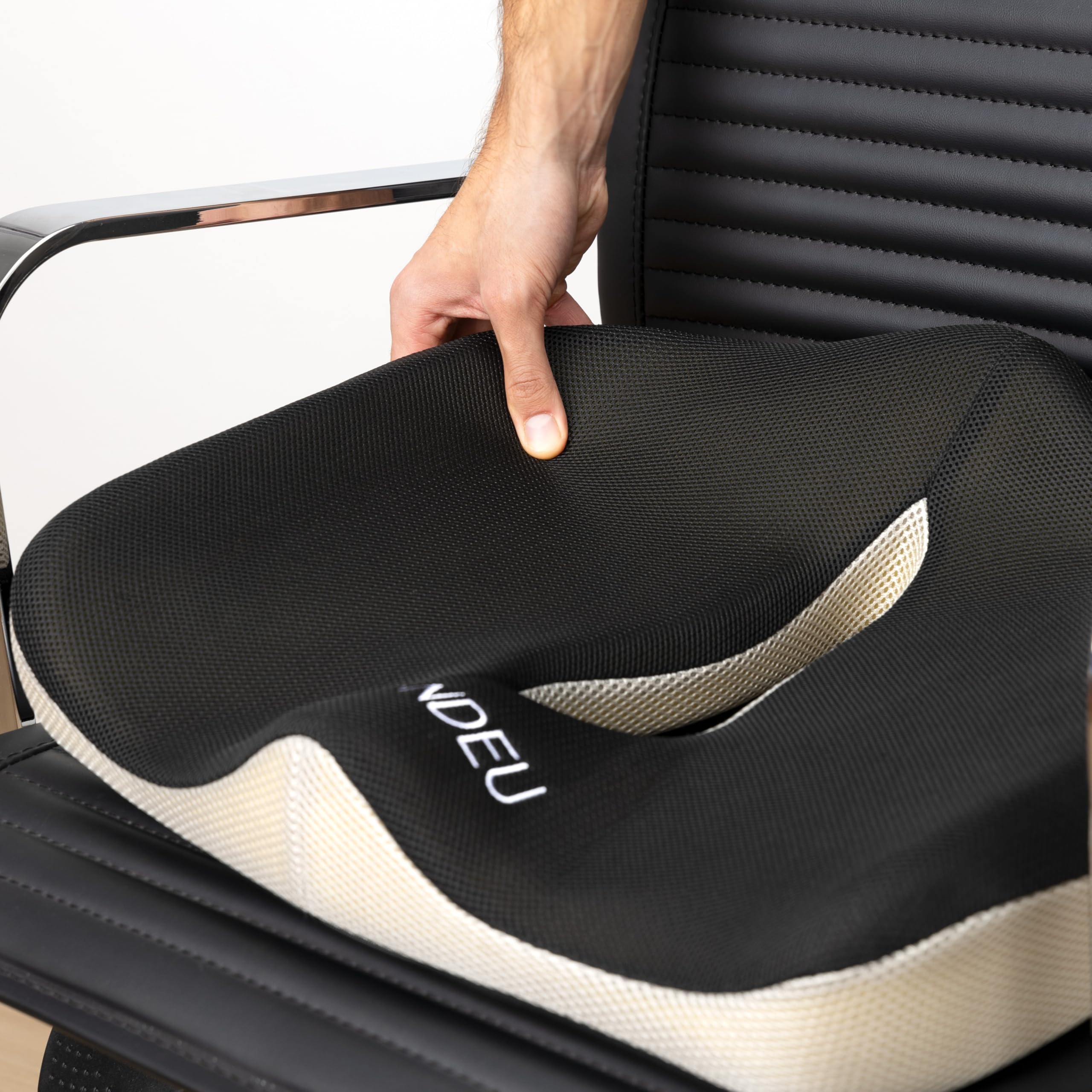 Cuscino antidecubito - Cuscino per sedia da ufficio, cuscino ergonomico coccige, cuscino viscoelastico, sedia da ufficio, schiuma ad alta densità, cuscini per sedie, cuscino per sedia computer