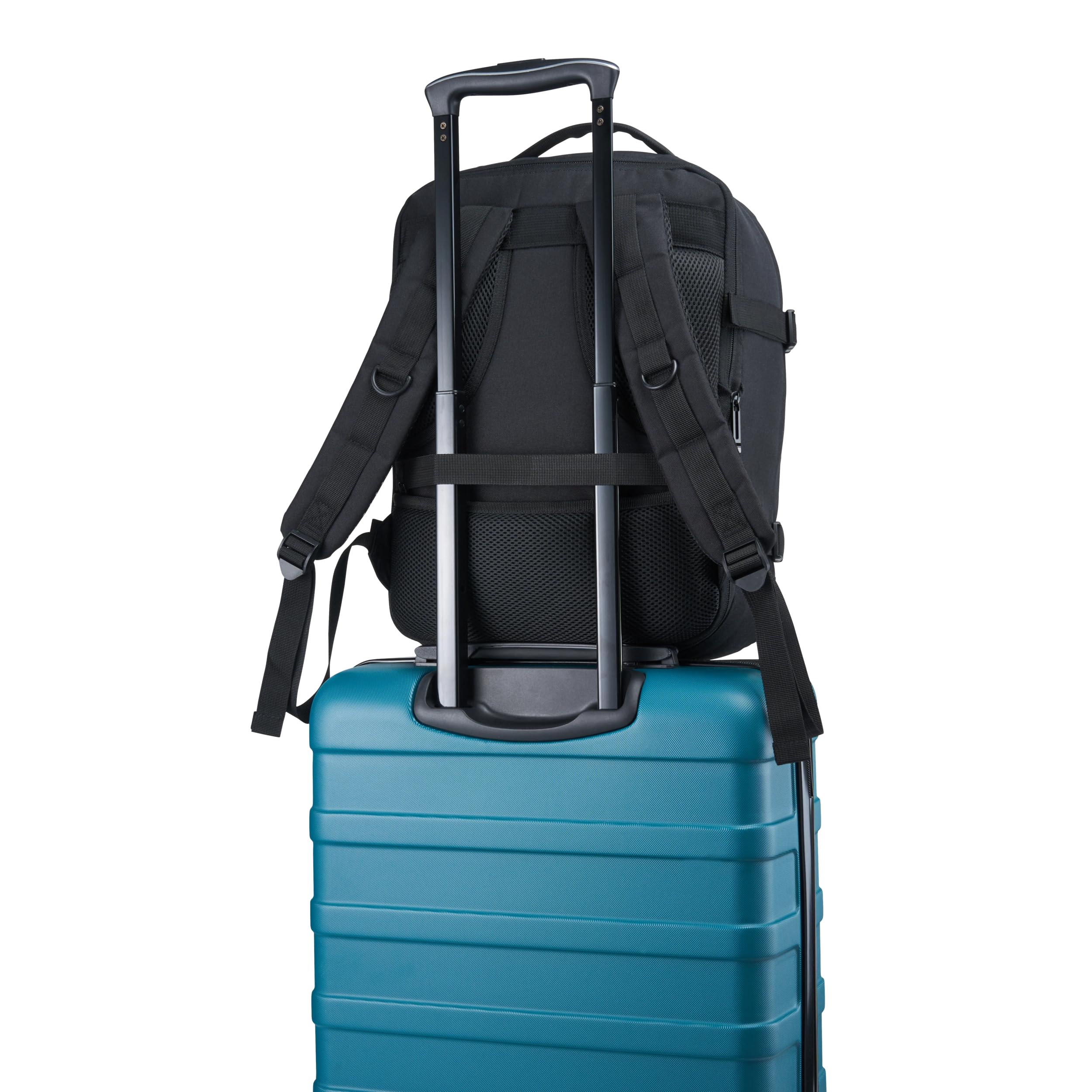 Metz for Ryanair Cabin Bags 40x30x20 Underseat Cabin Bag for EasyJet, Ryanair, Wizz Air & More – Travel Backpack for Airline Under Seat Carry-Ons, Recycled Polyester, Compression, Durable Hand Luggage — view 7