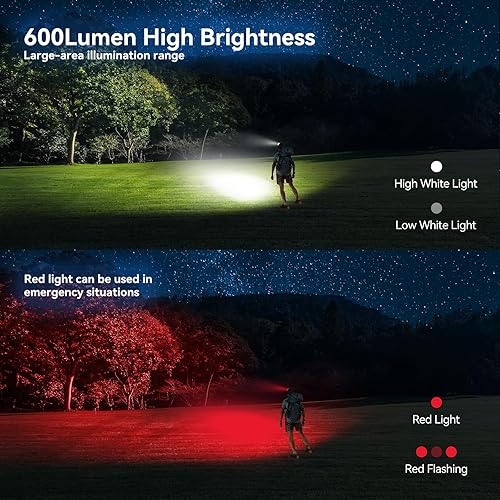 Miniatura 5 de 2 linternas pequeñas de llavero, 600 lúmenes LED recargable, mini linterna, 4 modos de luz, llavero COB, luz de bolsillo, con soporte plegable,