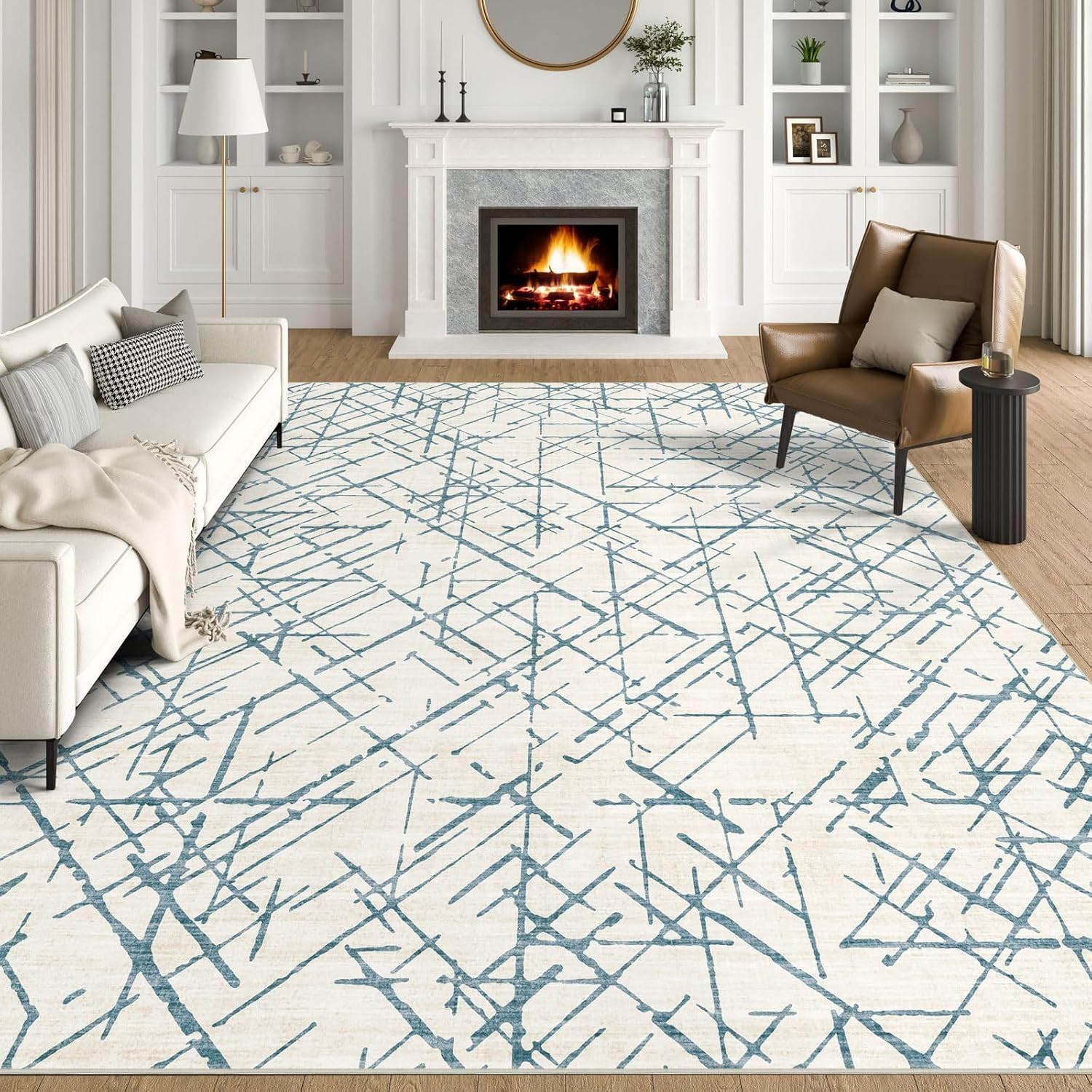 Alfombra de cocina minimalista y lavable para renovar el suelo de tu comedor