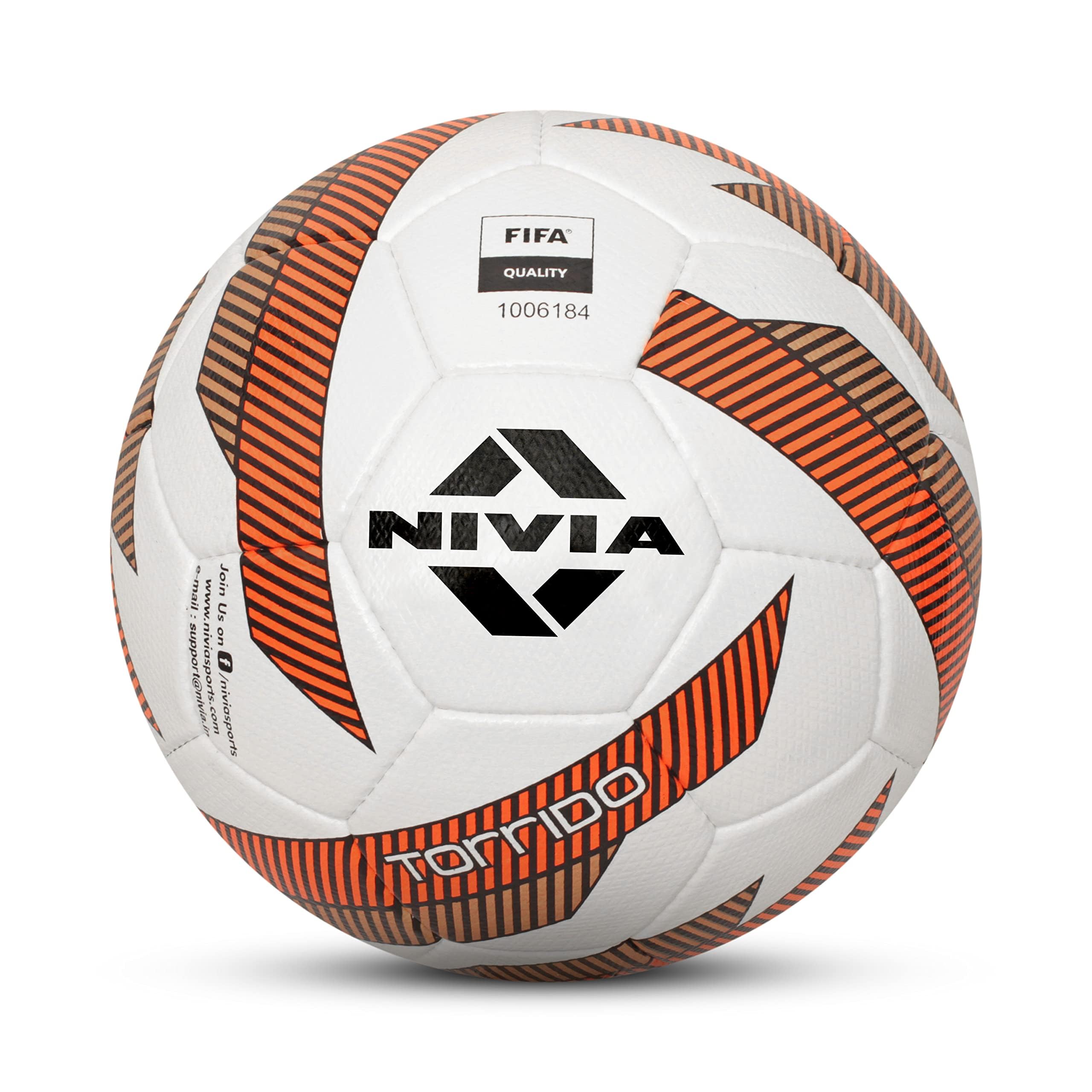 Nivia 279 Torrido Pu Football, Size 5 (White/golden/green) (B07B22XFDK) Amazon Price History, Amazon Price Tracker