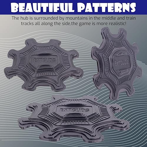 Miniatura 4 de Accesorios de dominó de tren mexicano, cubo de plástico para dominó de tren mexicano, centro de mesa para mexicanos, 5.8 pulgadas, hasta 8