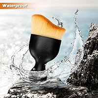 Vista 5 de Cepillo para detallar el interior del automóvil, 2 piezas de cepillo suave de limpieza interior de coche, diseño curvo, cepillo de limpieza