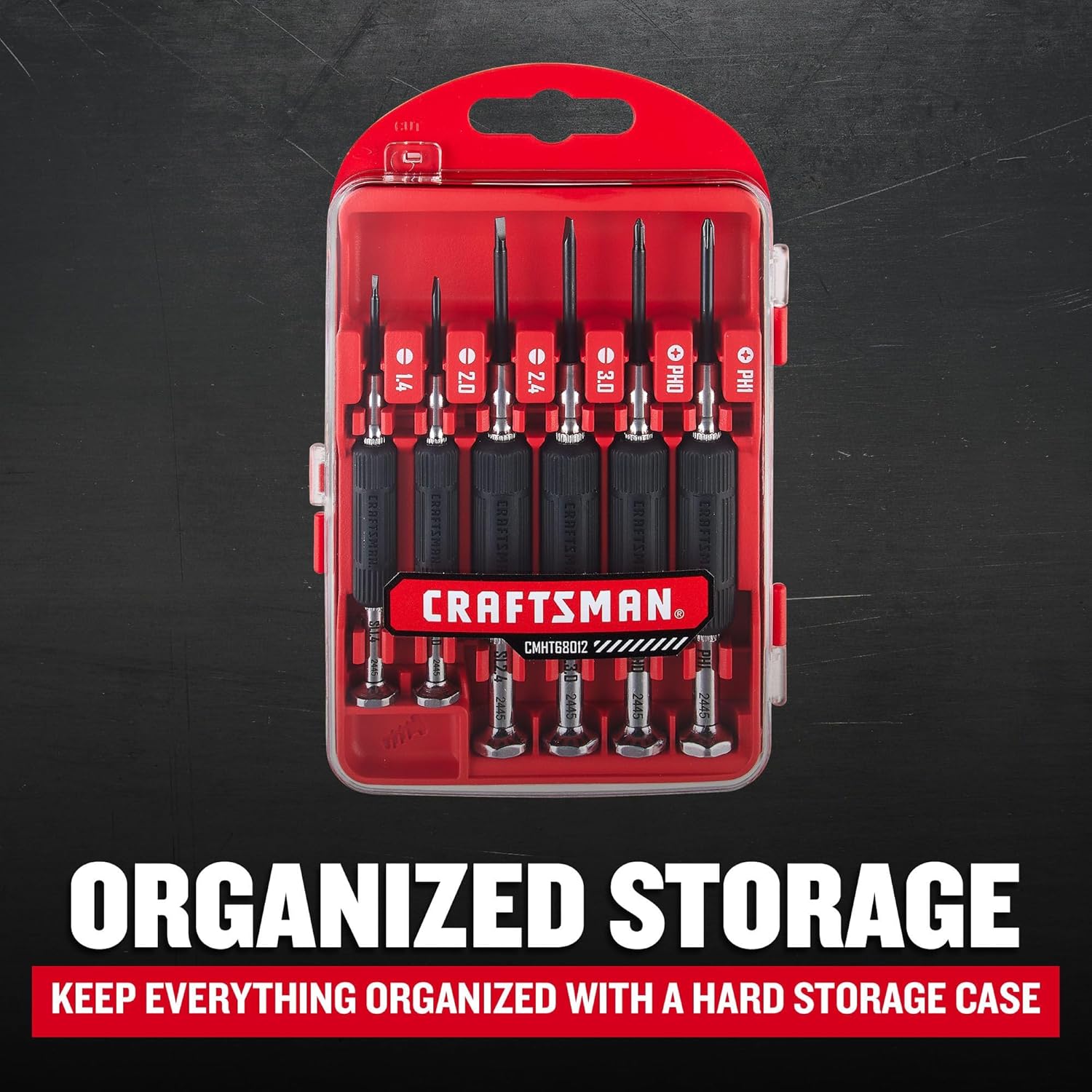 CRAFTSMAN 6 Piece Precision Screwdriver Set, Mini Screwdriver Set for Watch Jewelry Eyeglass Computer Repair (CMHT68012) - Image 6