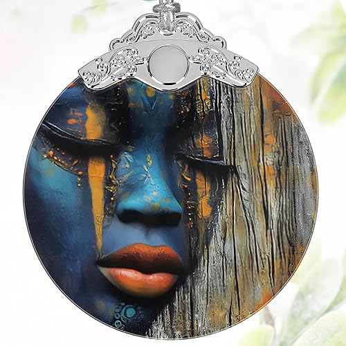 Miniatura 9 de Decoración navideña de vitrales de 3 pulgadas, adornos de Navidad, recuerdo de reliquia, intercambio de regalos, idea de regalo, regalo de bola, mal