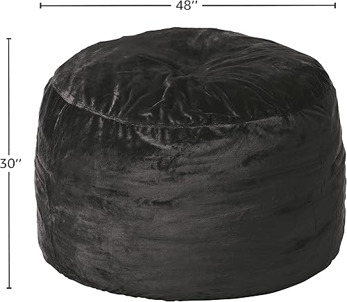 Miniatura 83 de Chill Sack - Funda para puf Microgamuza - Carbón - Solo funda,Microsuede - Chocolate - Solo funda,Microsuede - Azul marino - Solo funda,Guijarro -