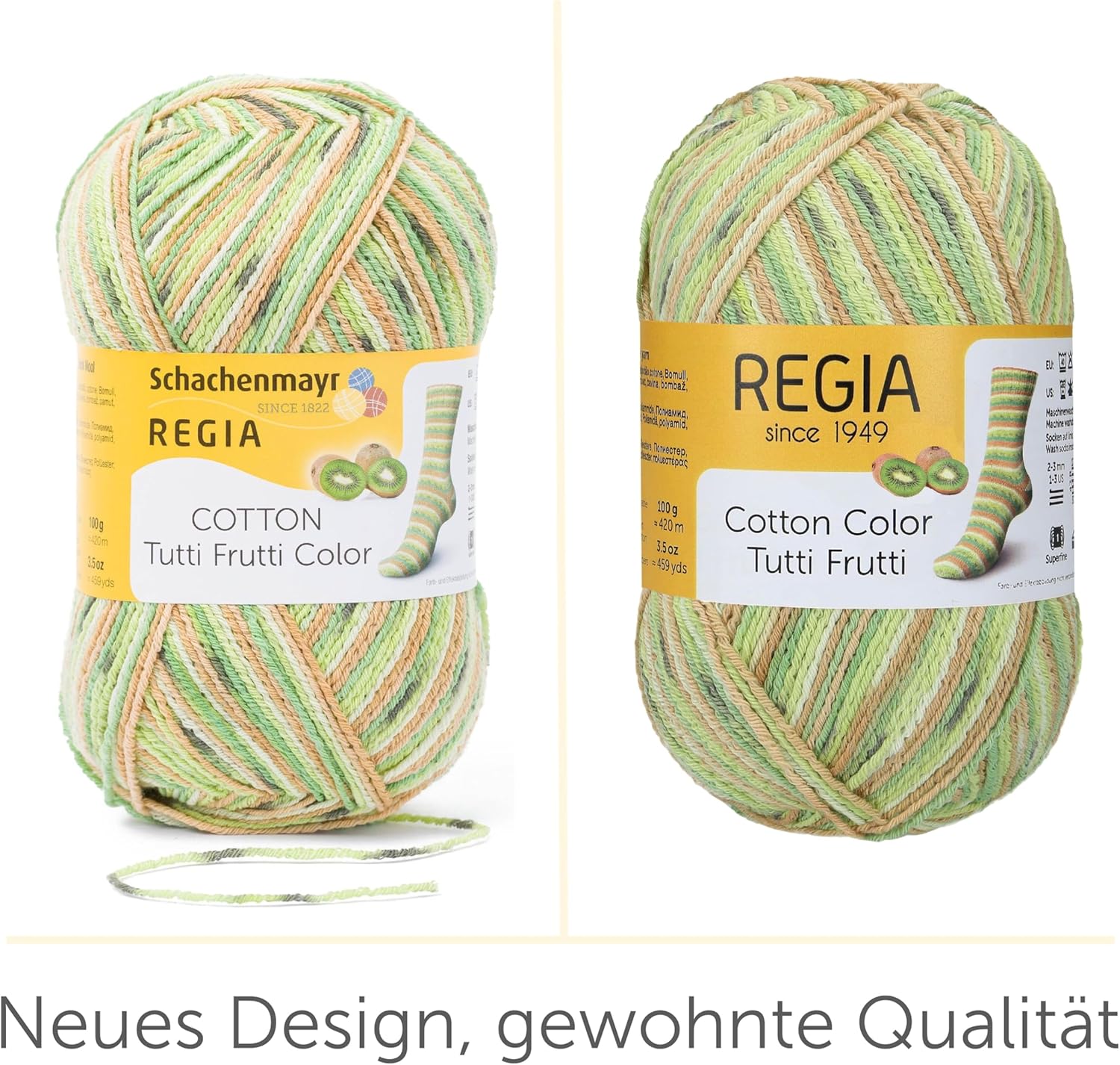 Regia Cotton Tutti Frutti Color 2418 Kiwi