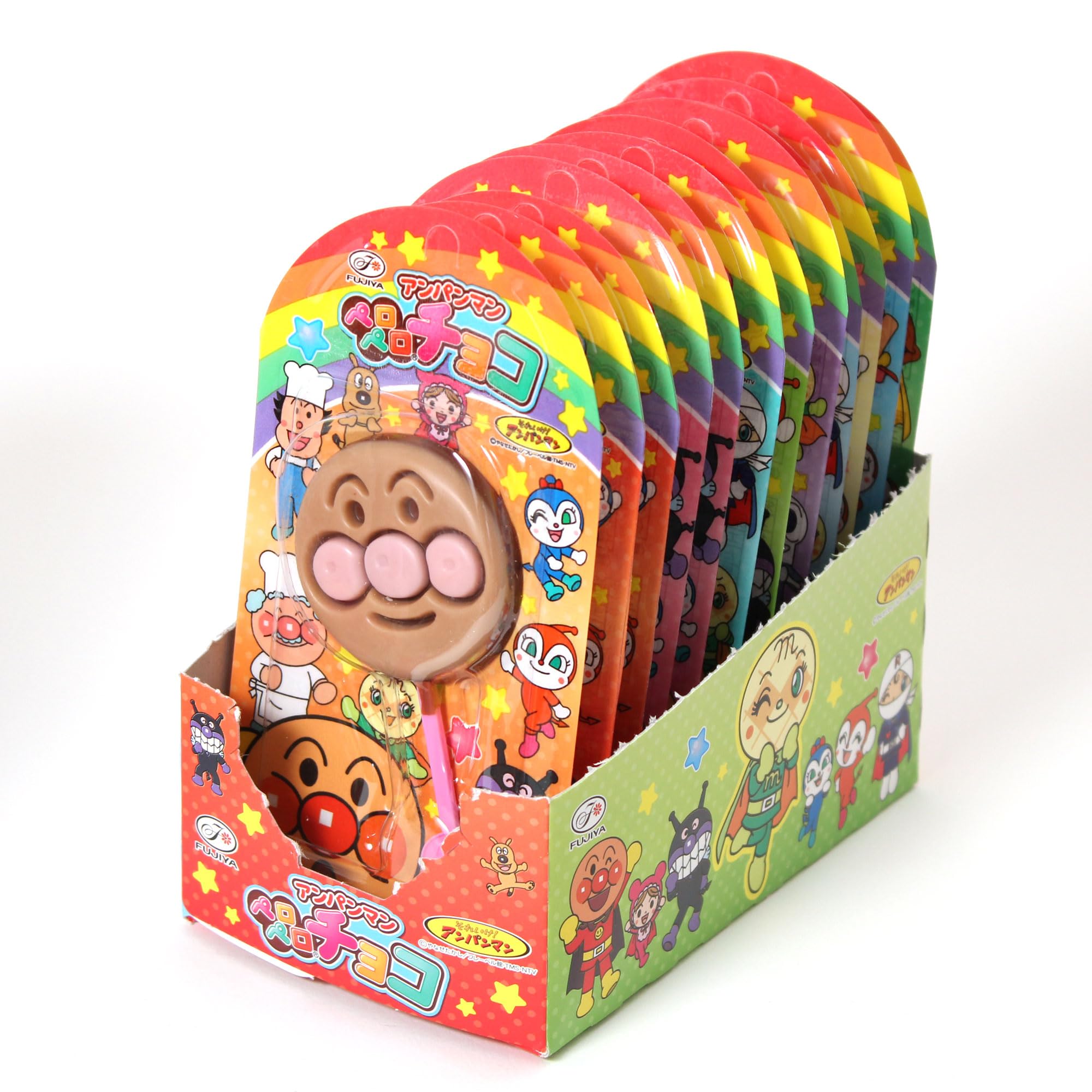 Amazon.co.jp: 不二家 アンパンマンペロペロチョコ 1本×12個 : 食品