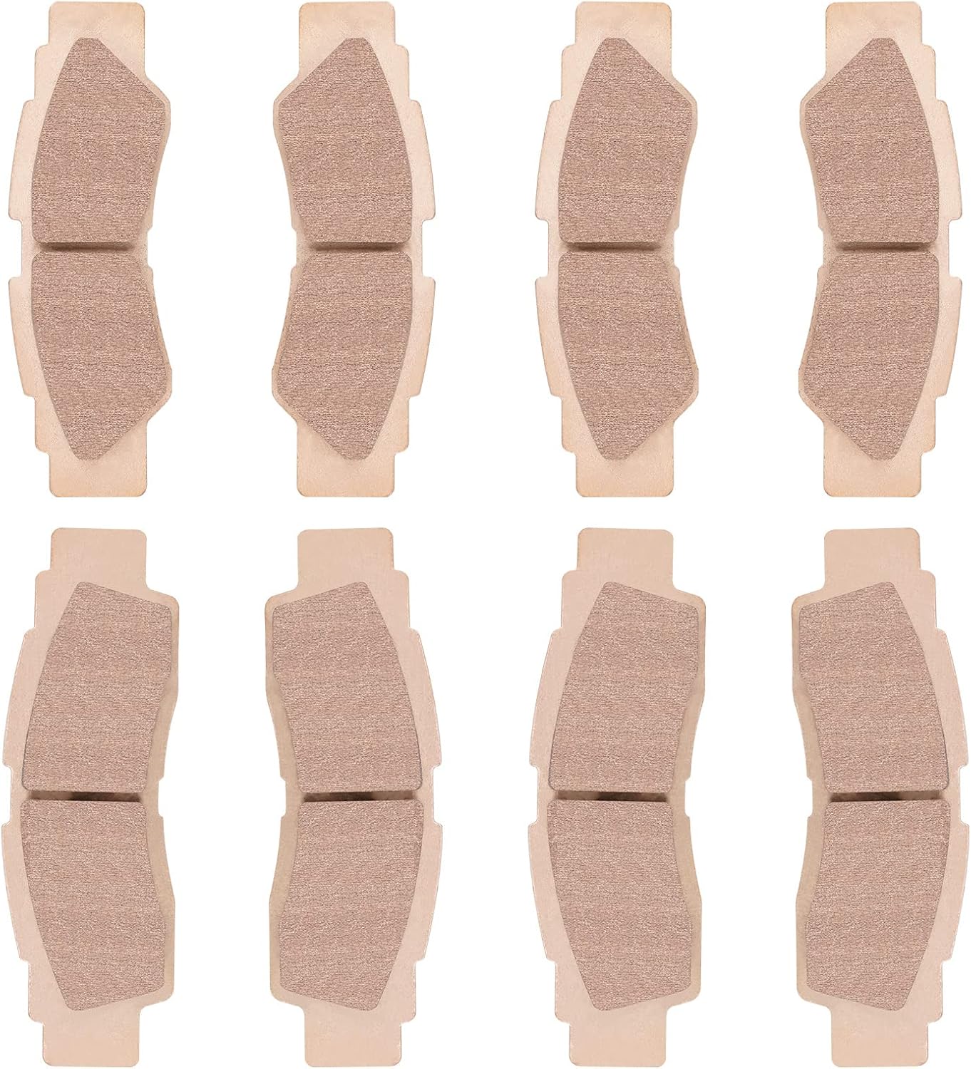 Sintered Brake Pads Kit Front and Rear Compatible with