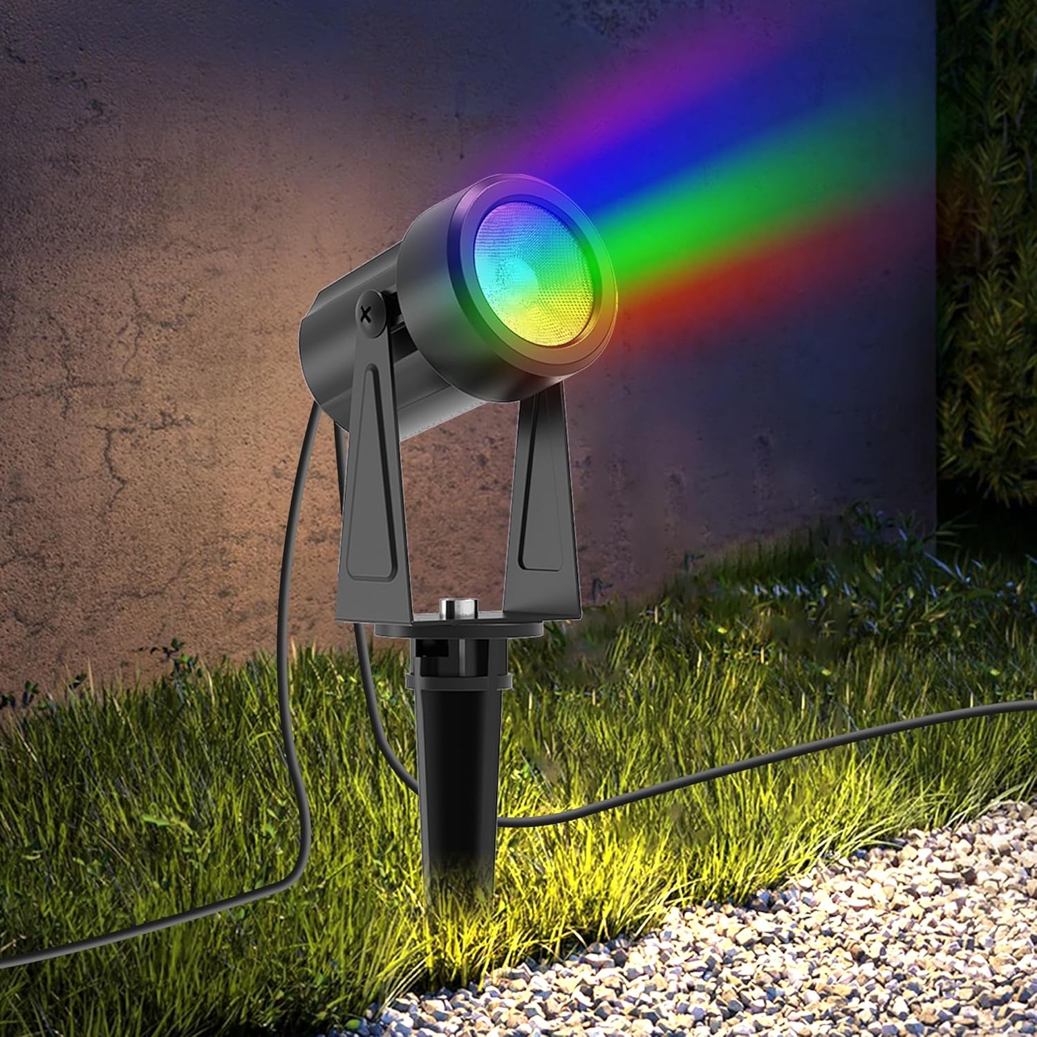 Banord 6.56FT Extension Cord for RGBW Landscape Spotlights, 3 pin(4 Pack) - Image 5