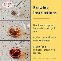 Vista 3 de Red Rose English Breakfast, té negro de hoja suelta, 12 oz